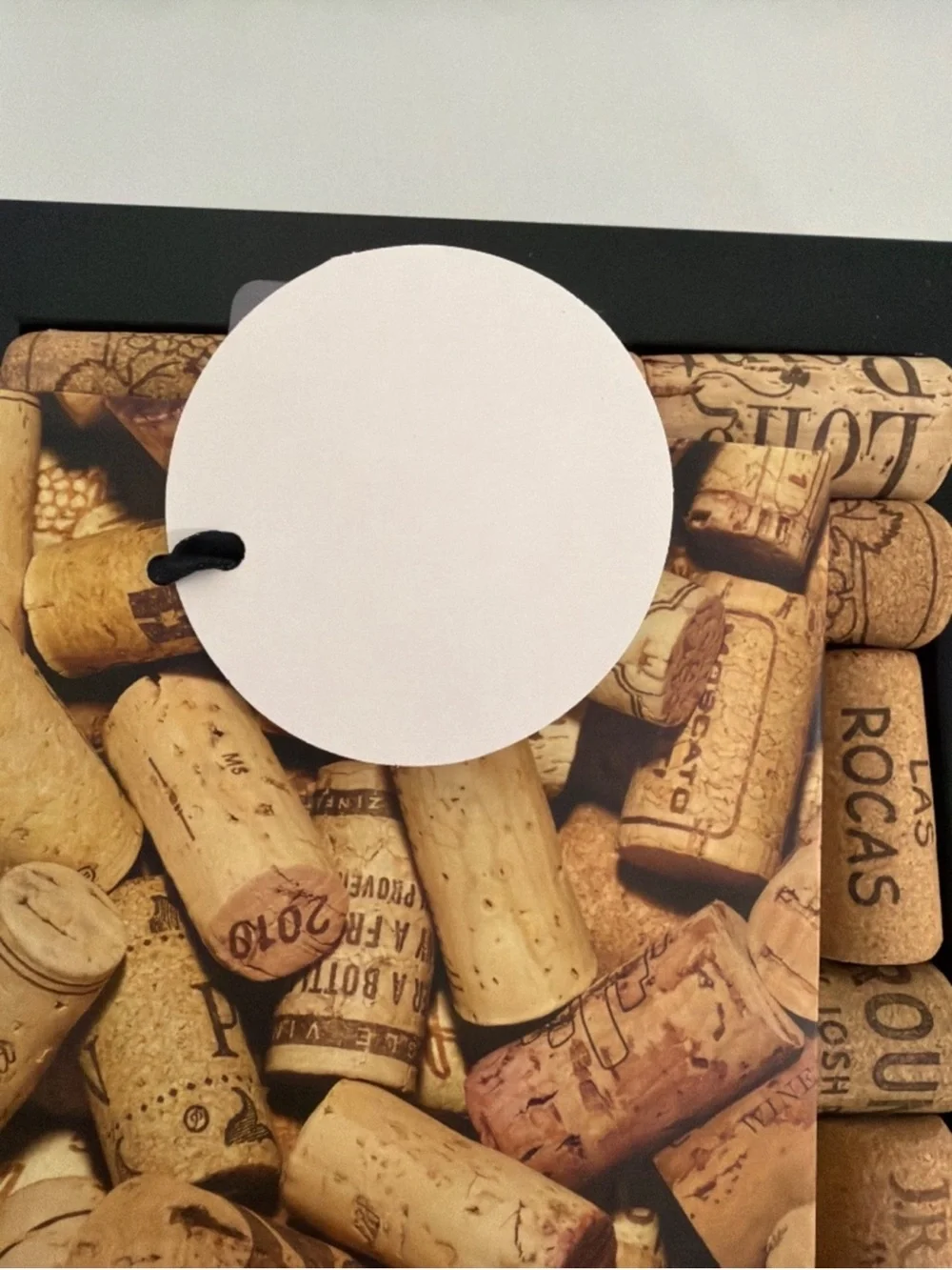 Bottle Corks Picture Print Paper Wine Gift Bag